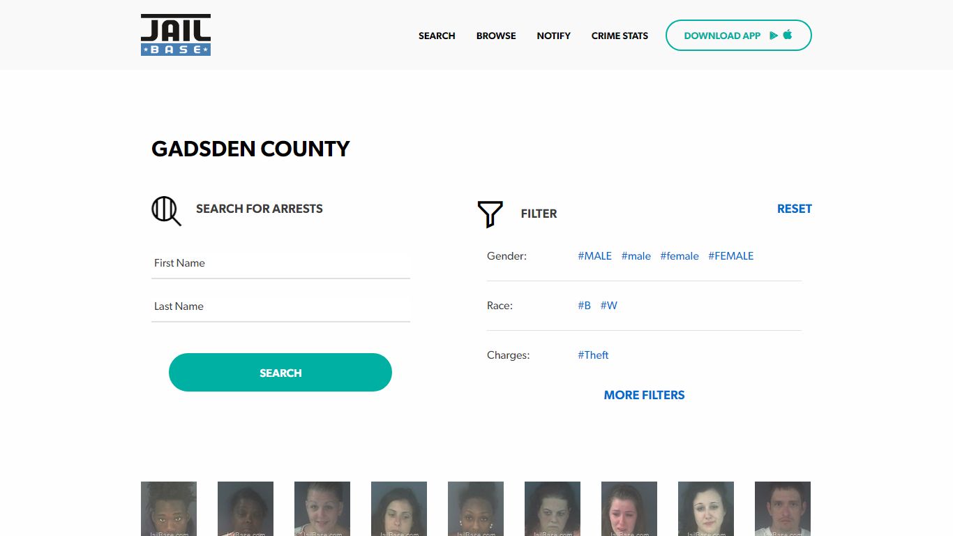 Gadsden County Jail Inmate Search and Mugshots | JailBase